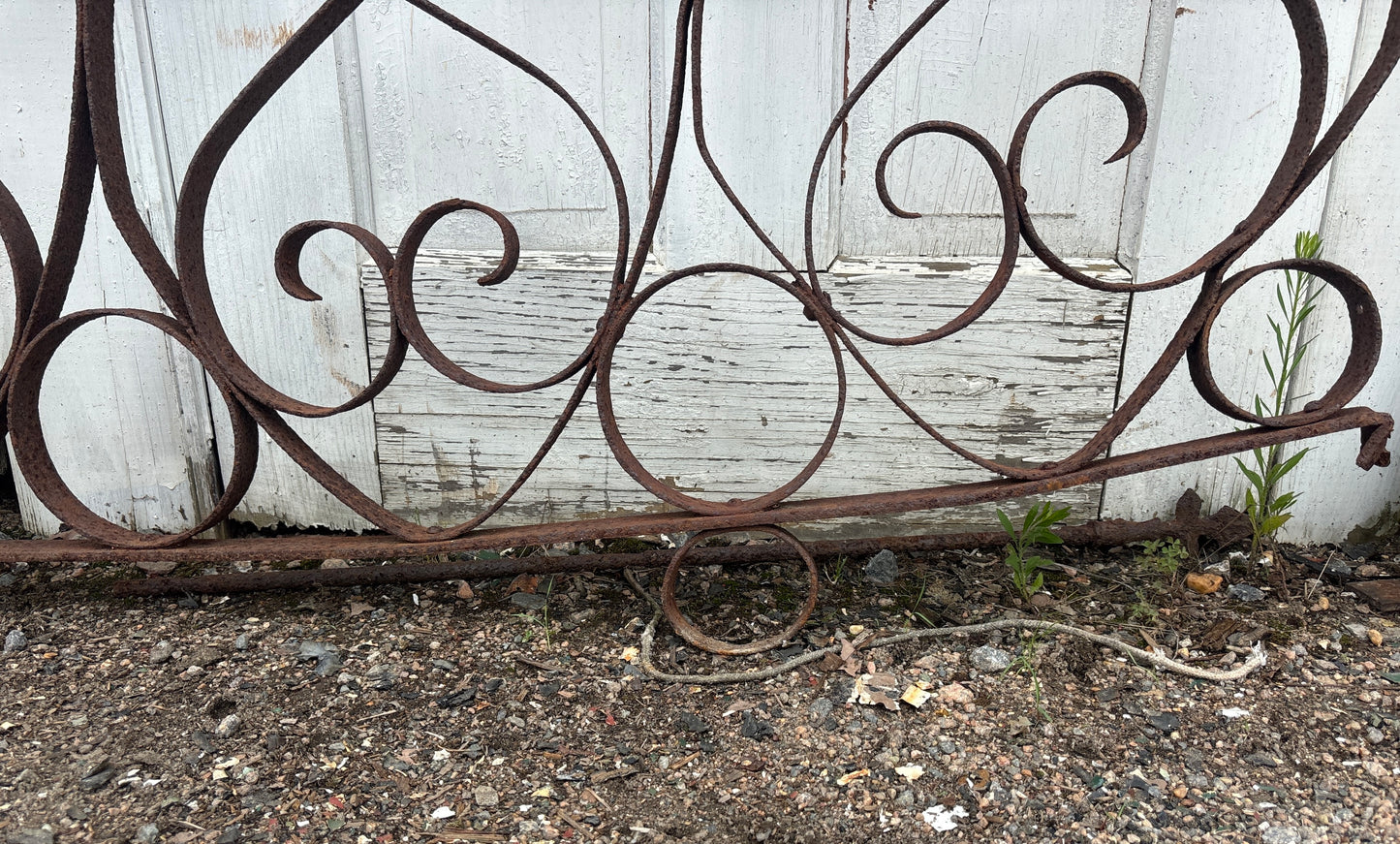 20 Feet of Iron Fence Panels GA21296