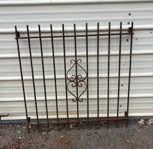 3 Feet Iron Picket Fence Panel GA21287