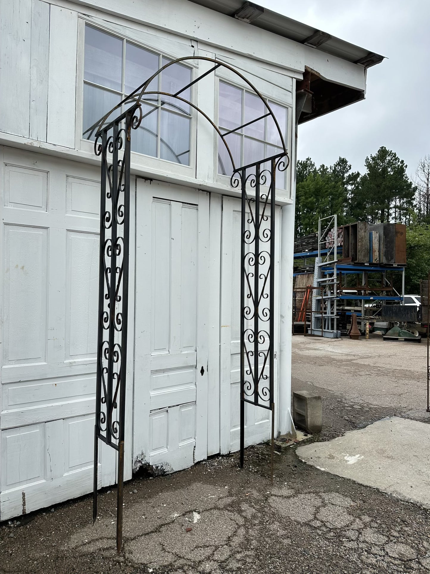 8 Ft Wrought Iron Arbor GS6055