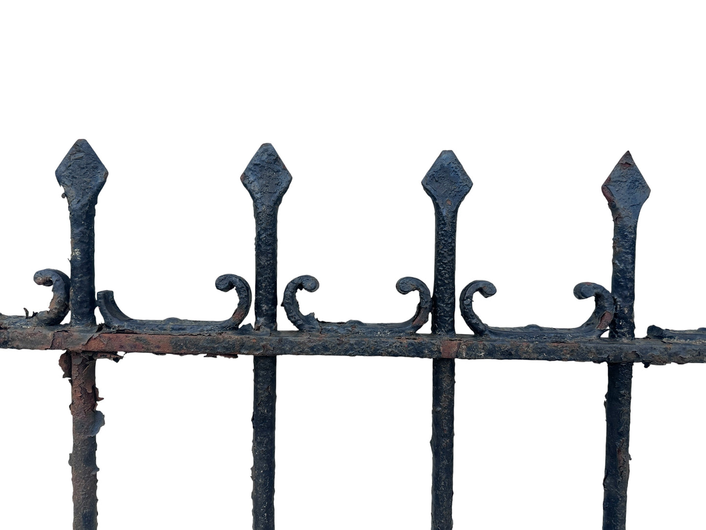 19 Ft of Wrought Iron Picket Fencing GA21064