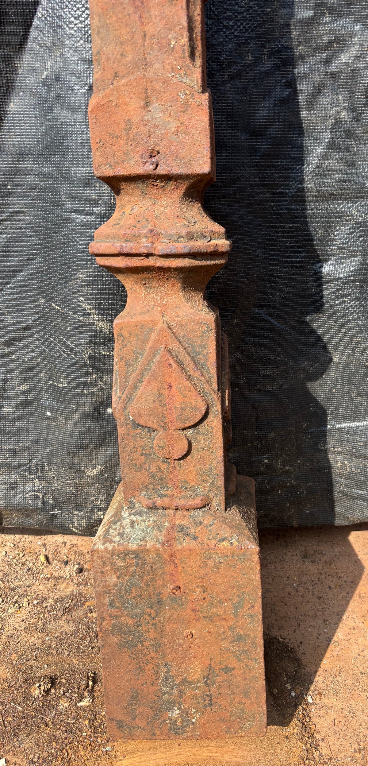 Set of 4 Cast Iron Newel Posts GA21582
