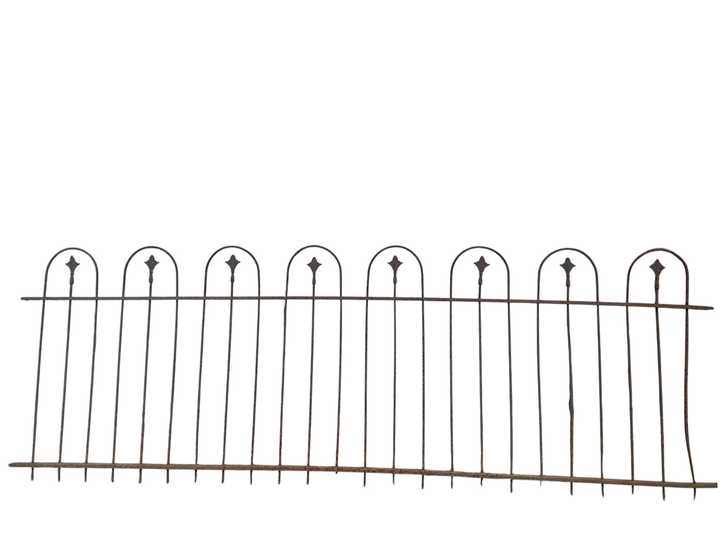 162 Ft of Antique Wrought Iron Hairpin Fencing GA20876