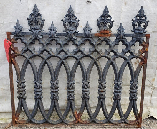 Ornate Heavy Duty Wrought Iron Gate Panel 38 1/2" W x 36" T GA9537