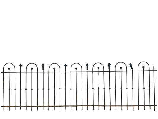 18 Feet of Antique Wrought Iron Hairpin Fencing GA20864