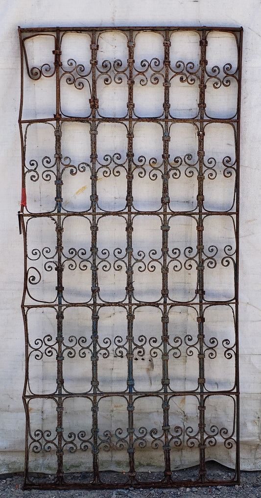 Ornate Wrought Iron Gate 76" Tall by 36" Wide #GA94011