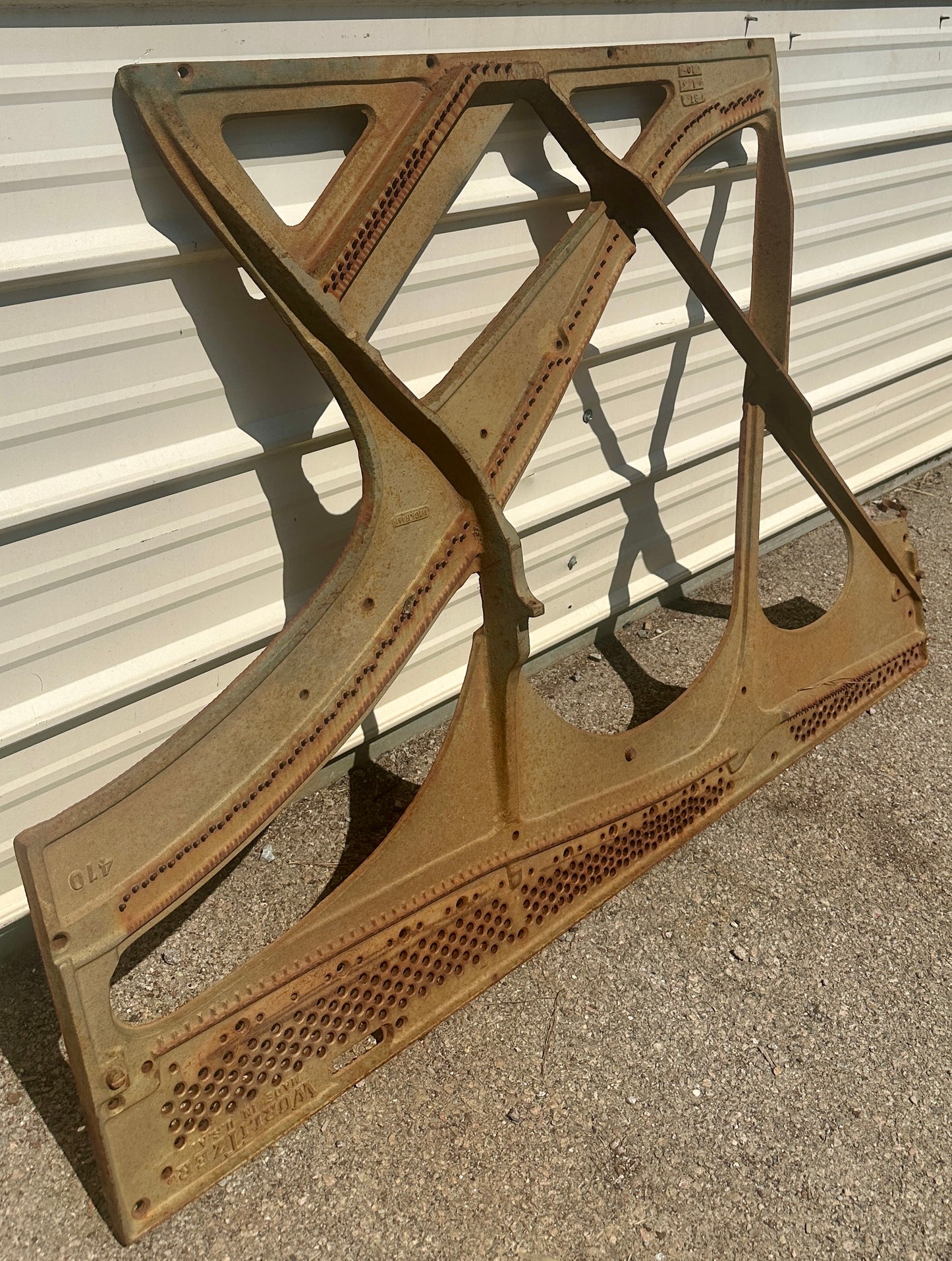 Vintage Wurlitzer Cast Iron Piano Harp GA20933