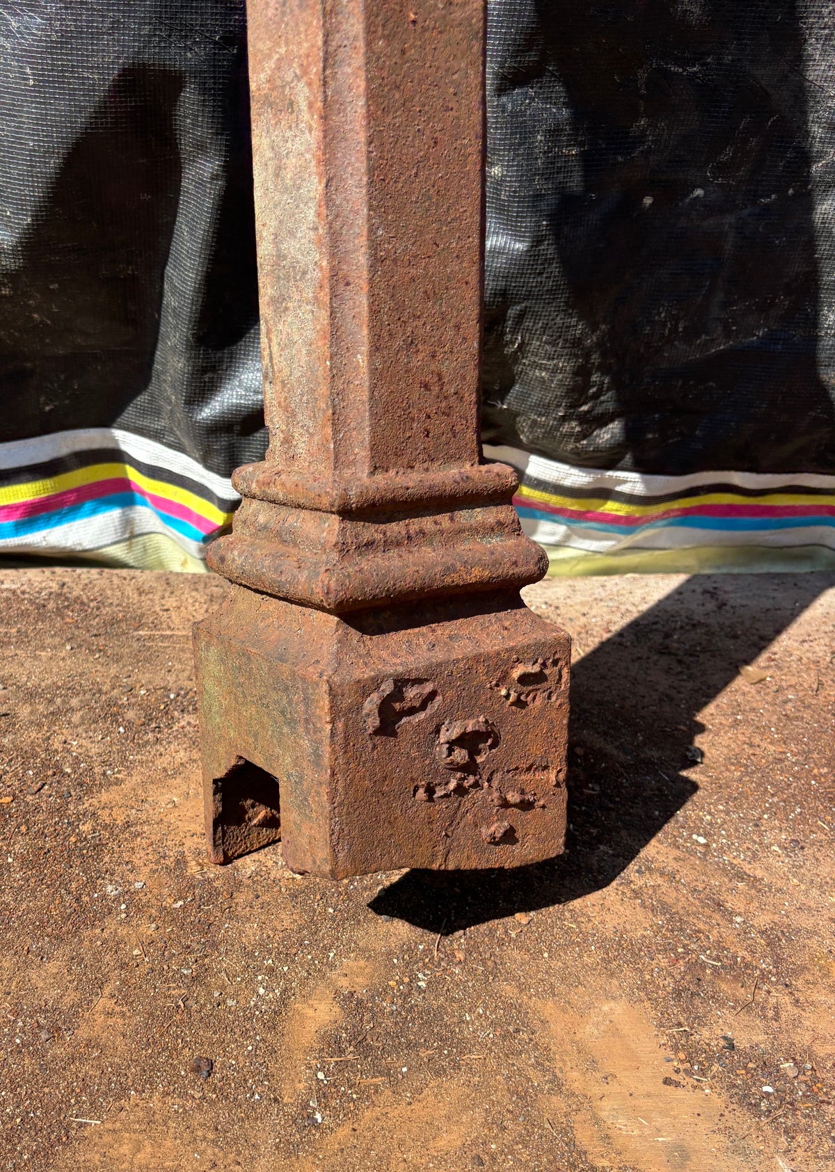 Pair of Cast Iron Newel Posts GA21630