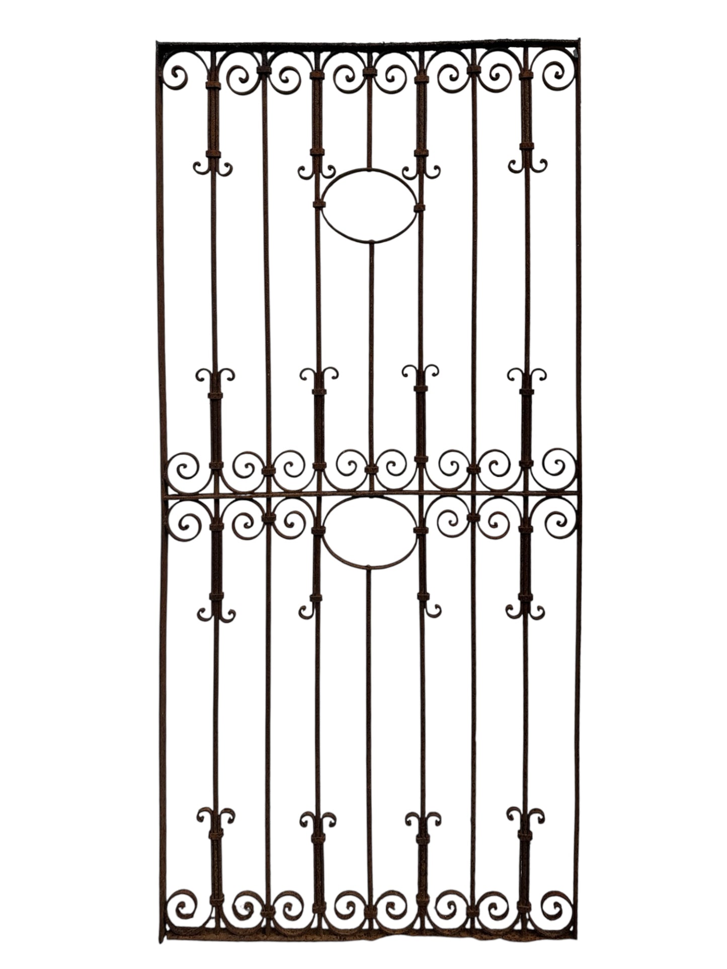 Antique Wrought Iron 74"+ Tall Gate GA20746
