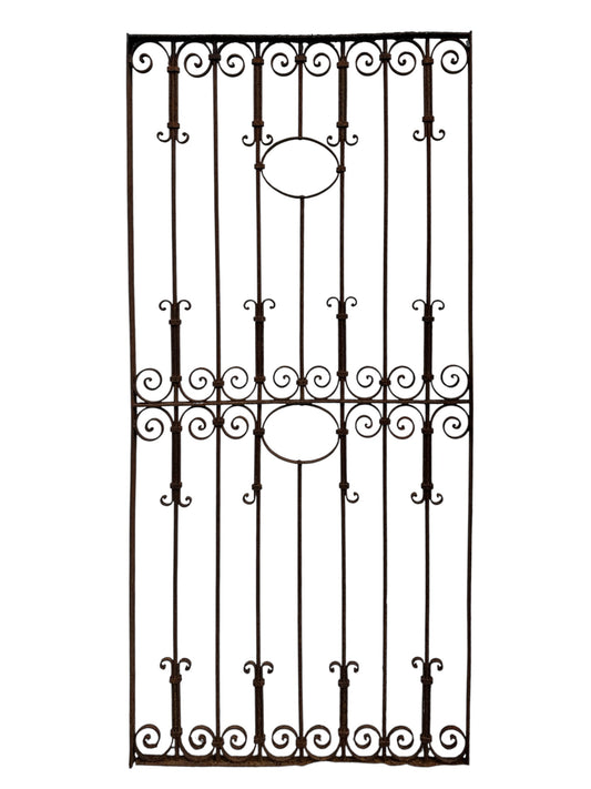 Antique Wrought Iron 74"+ Tall Gate GA20746