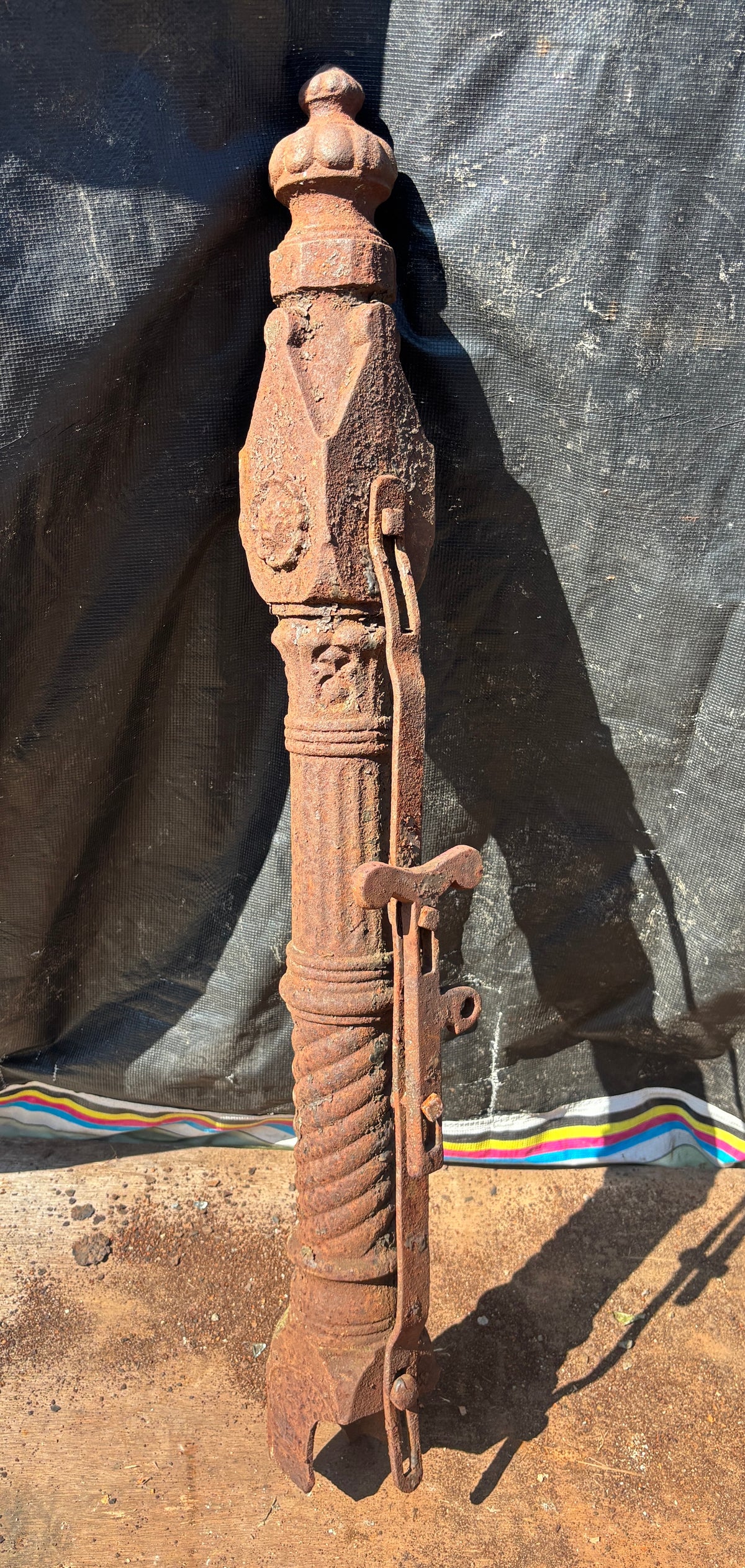 Cast Iron Newel Post GA21626