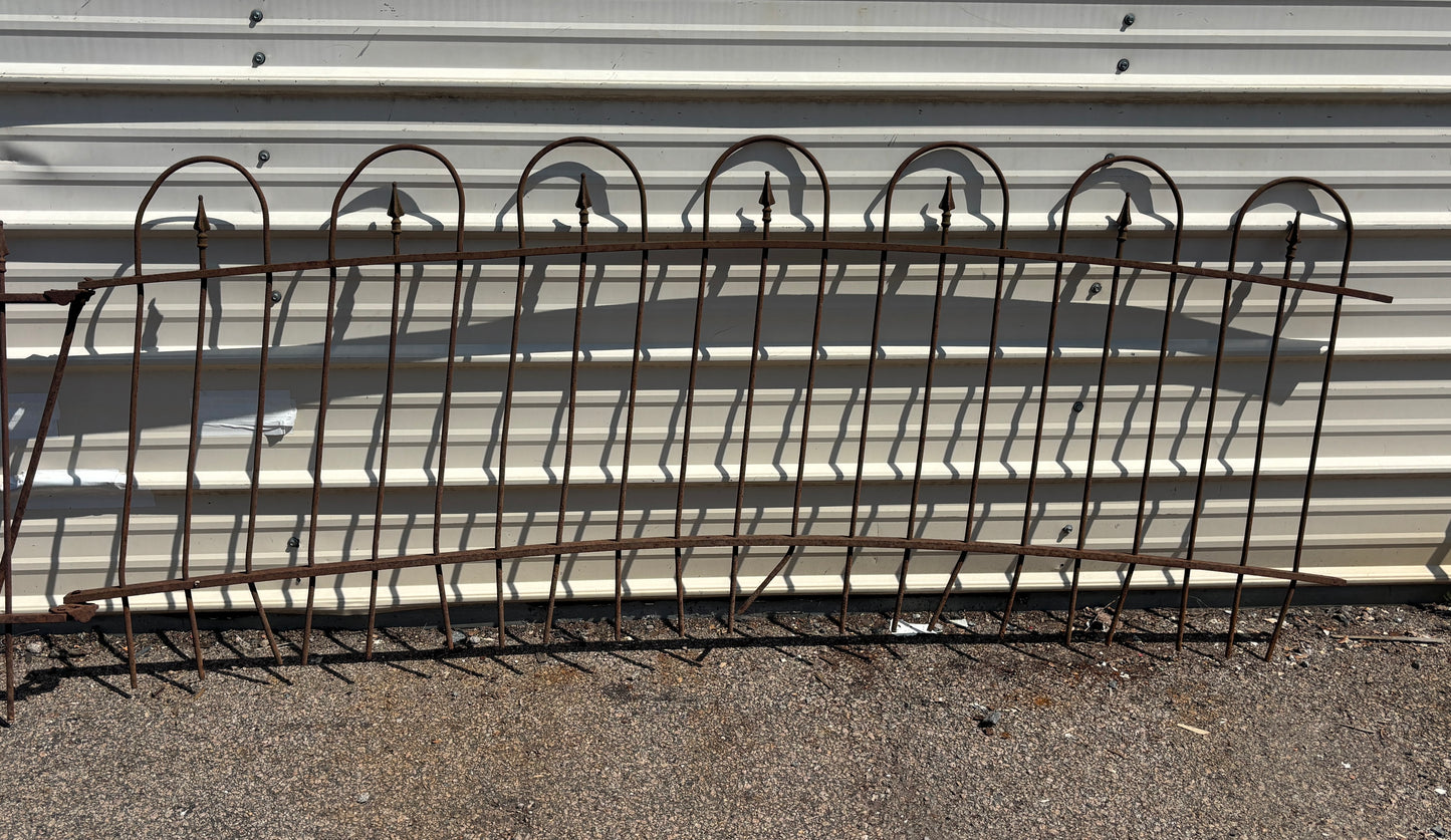 75 Feet of Wrought Iron Hairpin Fencing GA21242