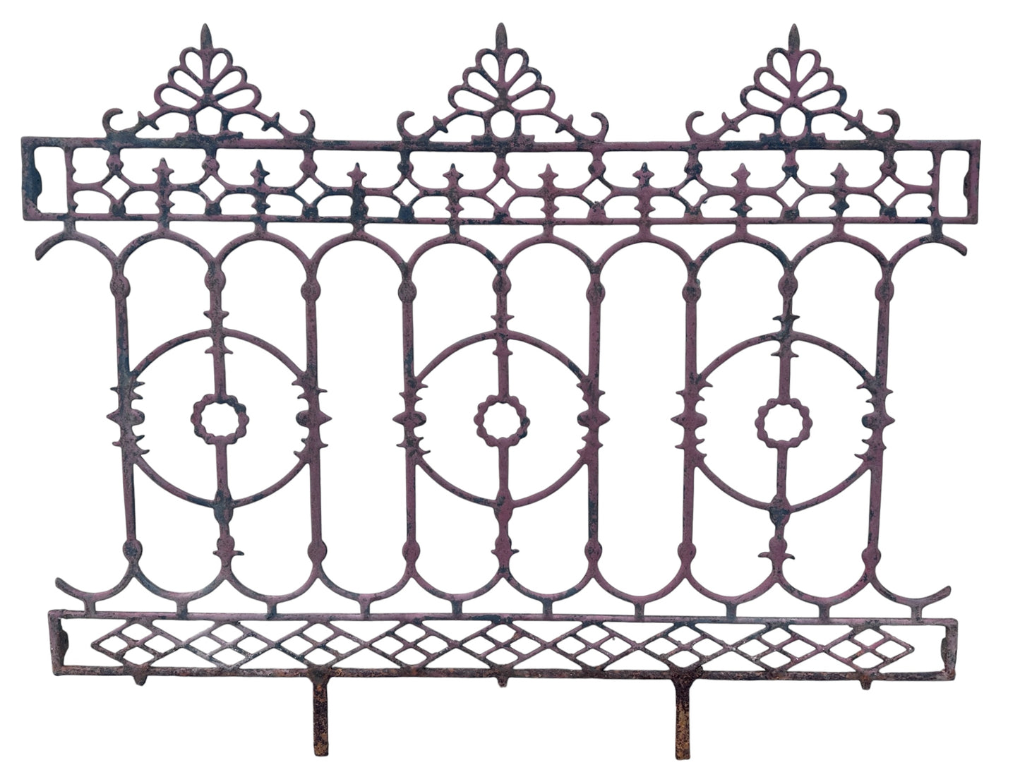 37 Ft of Antique Iron Fencing GA21039