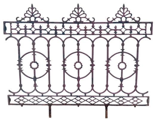 37 Ft of Antique Iron Fencing GA21039