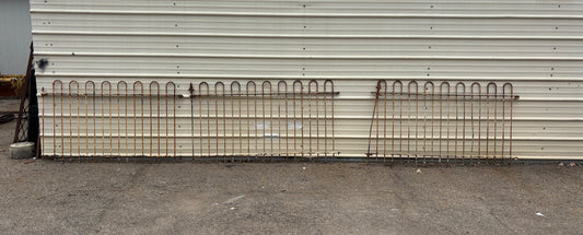 27 Feet of Wrought Iron Hairpin Fencing GA21222