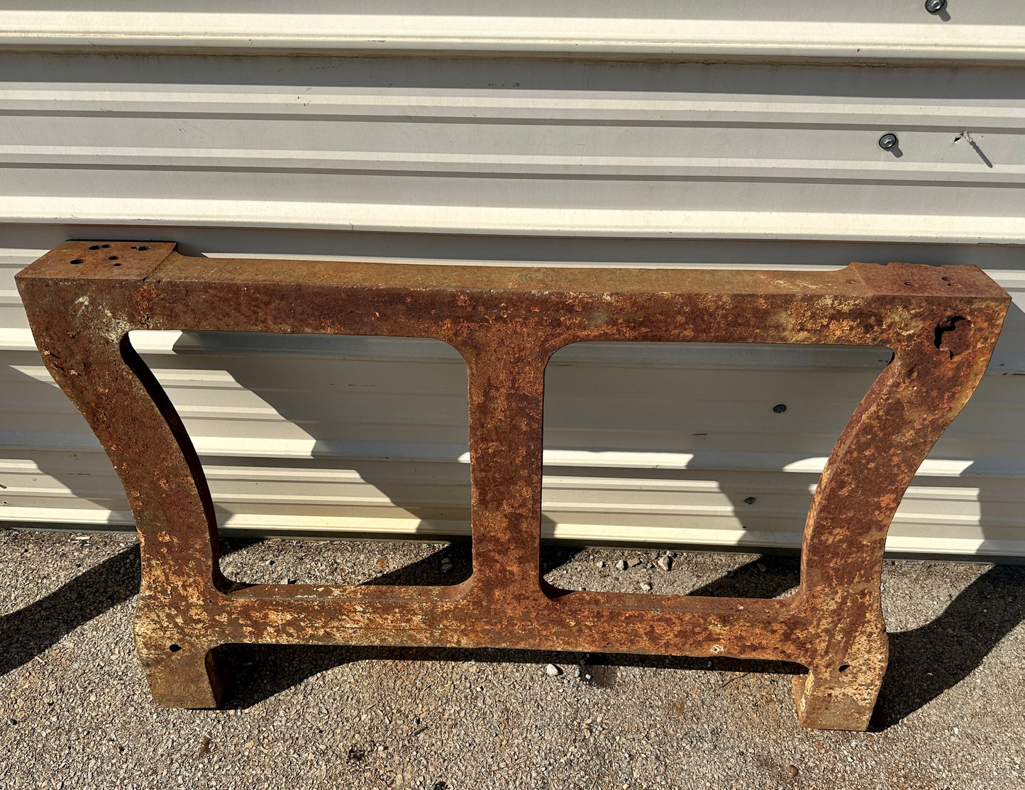 Pair of Antique Industrial Cast Iron Machine Legs GA20962