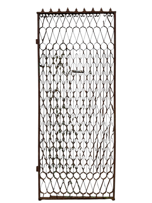 Antique Wrought Iron 80"+ Tall Gate GA20745