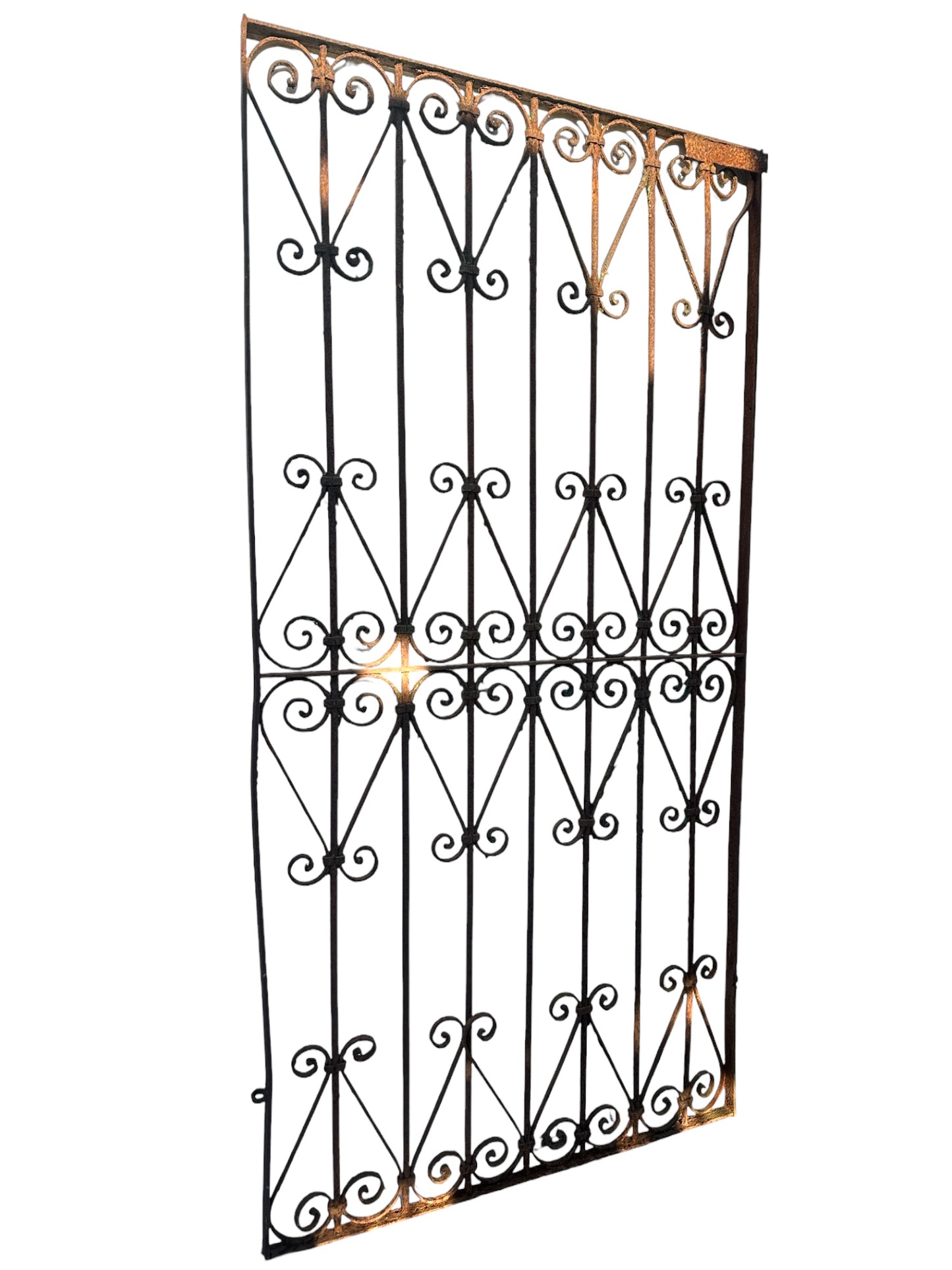 Antique Wrought Iron 75"+ Tall Gate GA20675