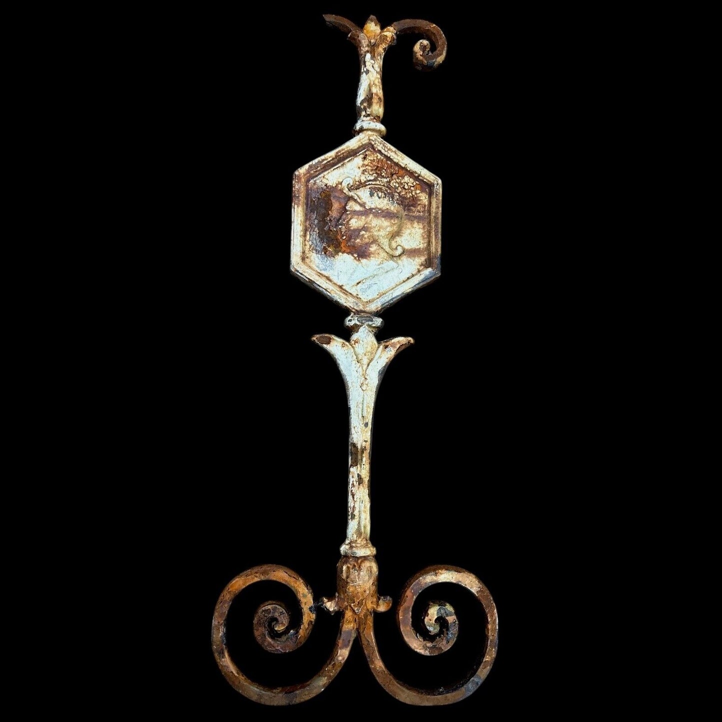 Pair of Custom Cast Iron Spindles GA20001