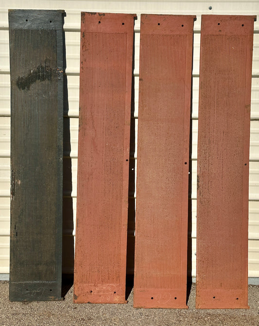 Set of 4 60" Long Cast Iron Stair Treads GA20606