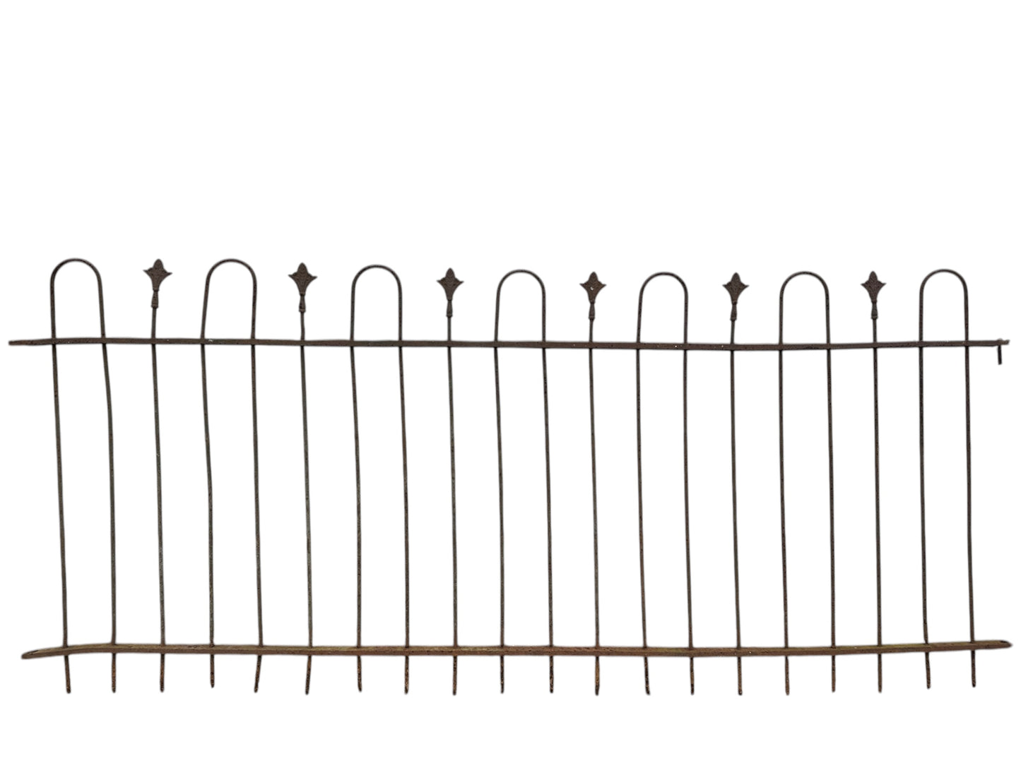 27 Ft Antique Wrought Iron Hairpin Fencing GA20881