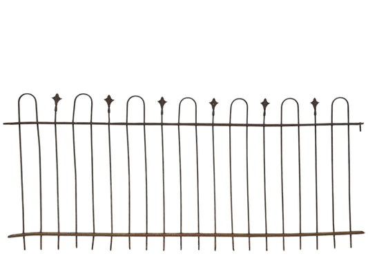 27 Ft Antique Wrought Iron Hairpin Fencing GA20881