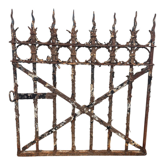 Antique Wrought Iron Gate GA21132