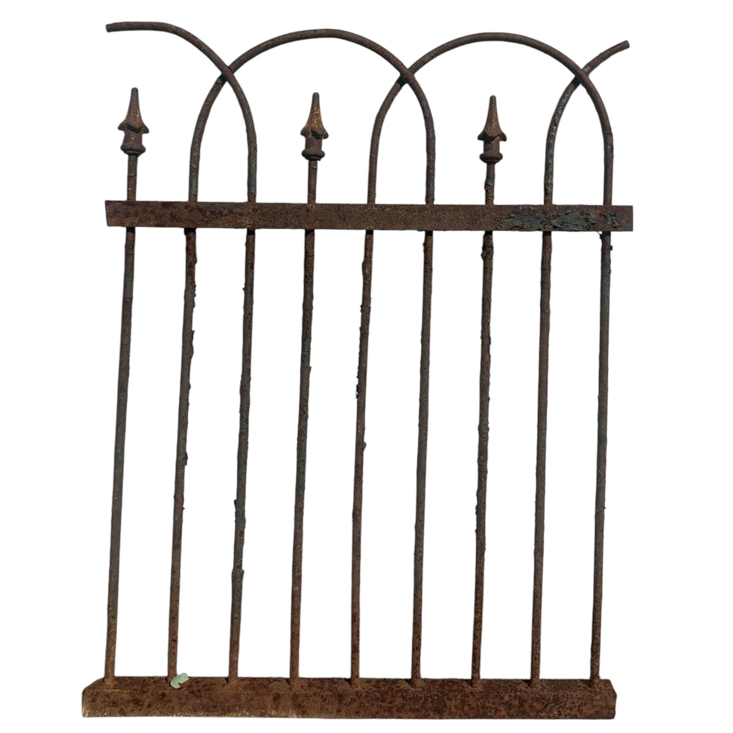 20+ Ft of Antique Wrought Iron Hairpin Garden Gate Fencing GA20846