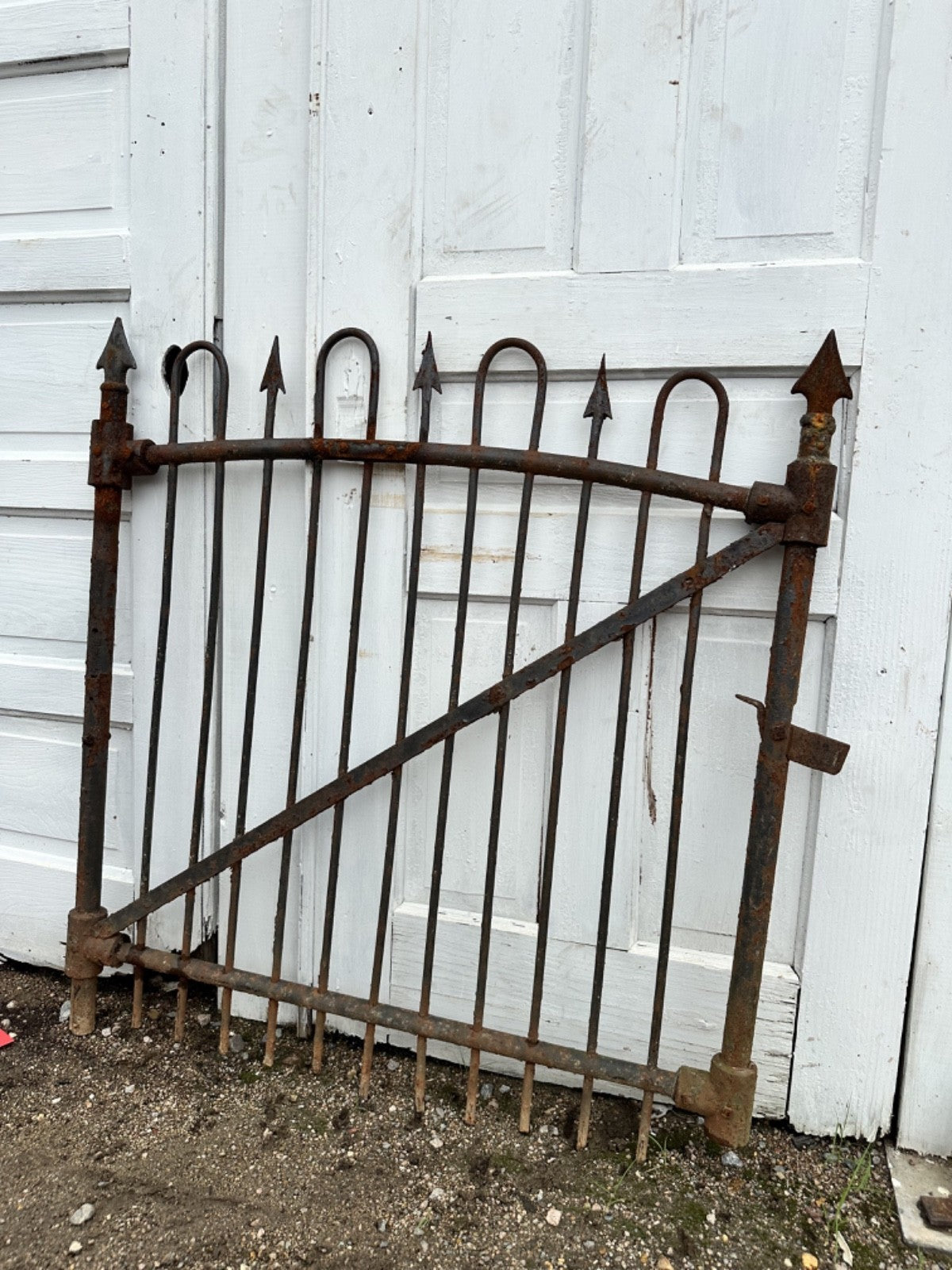 Antique Iron Hairpin / Spear Top Garden Gate GA20256