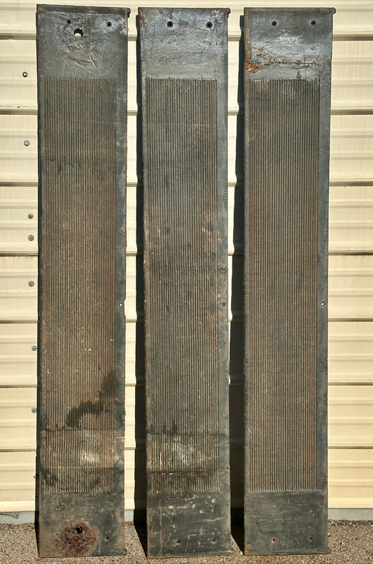 Set of 3 69" Long Cast Iron Stair Treads GA20619