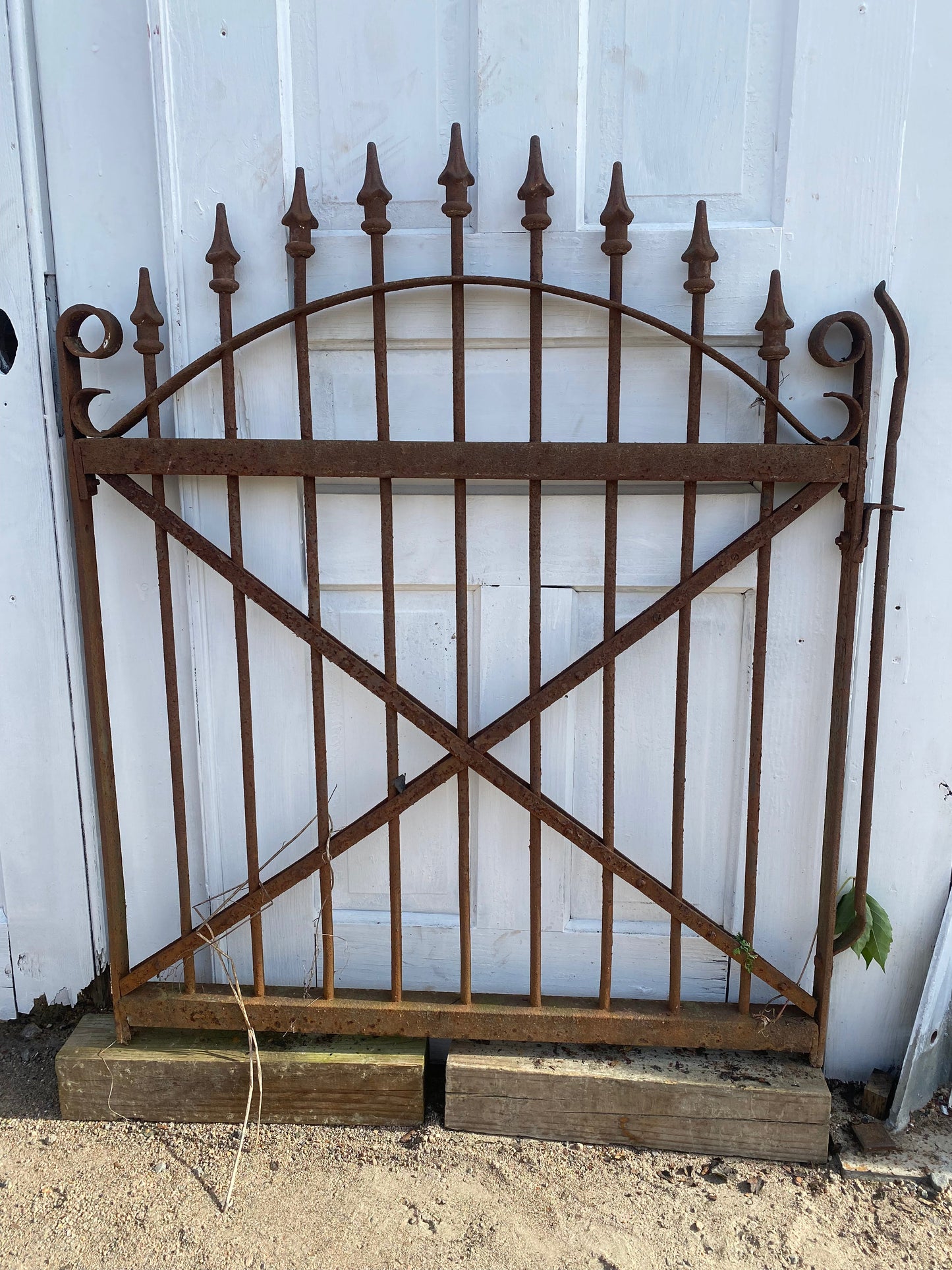 Antique Iron Gate GS20223- 36 3/4" wide x 42 1/2" tall