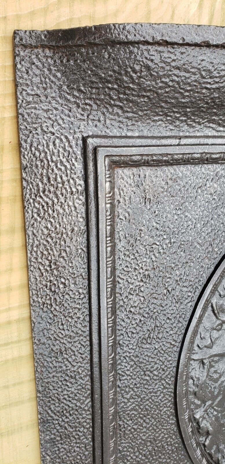 Restored Ornate Cast Iron Fireplace Summer Cover GA9794