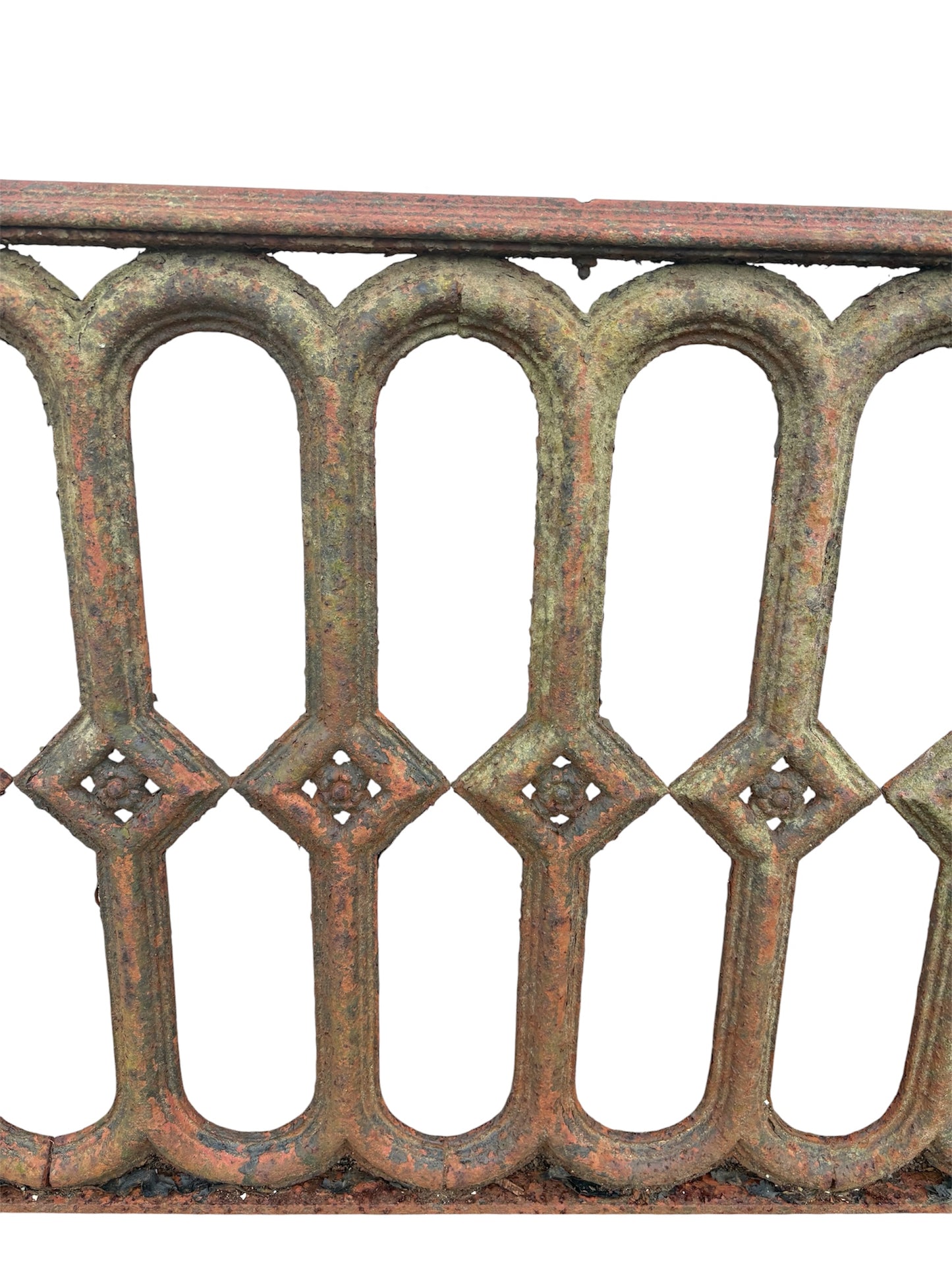 8 Ft of Antique Cast Iron Fence GA21068