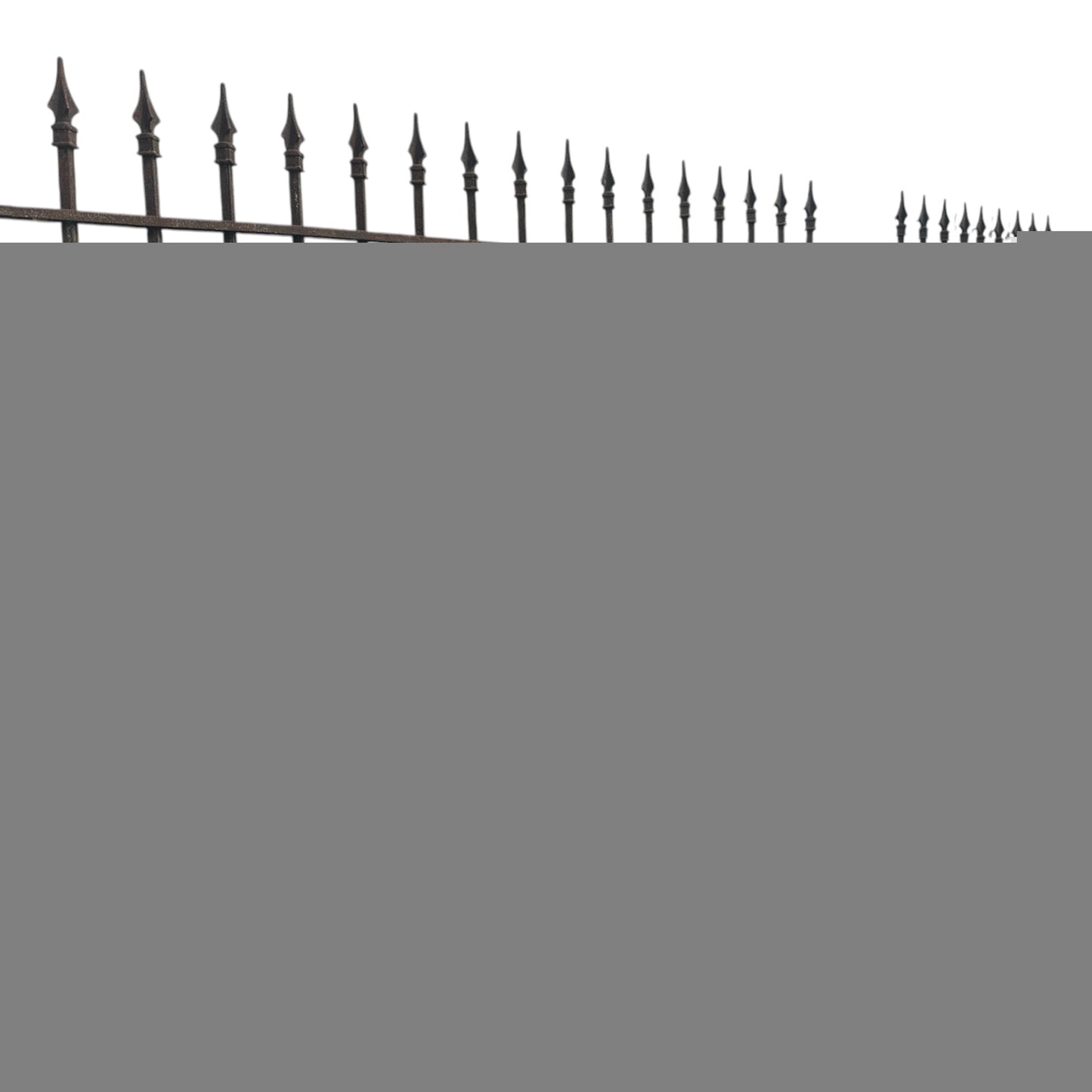 10 Ft of Antique Wrought Iron Fencing GA20873