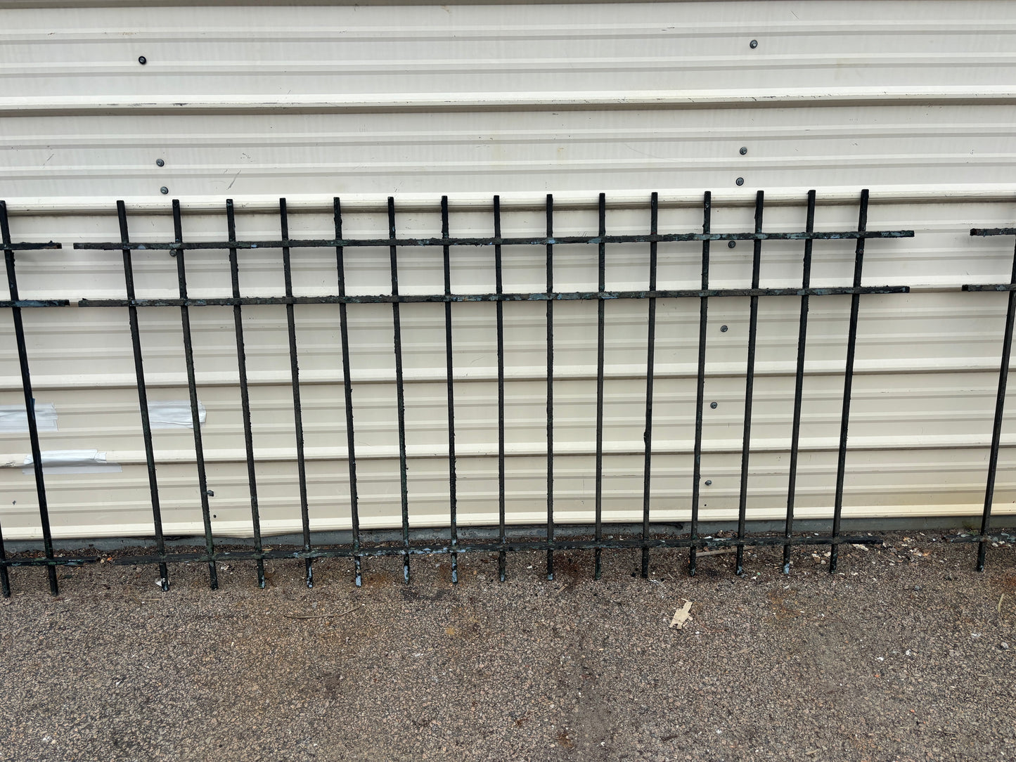 11 Steel Picket Fence Panels GA21220