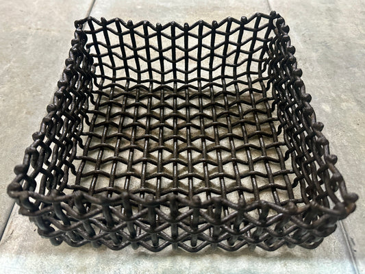Hand Crafted Steel Braided Baskets - 13 Available - GA20725