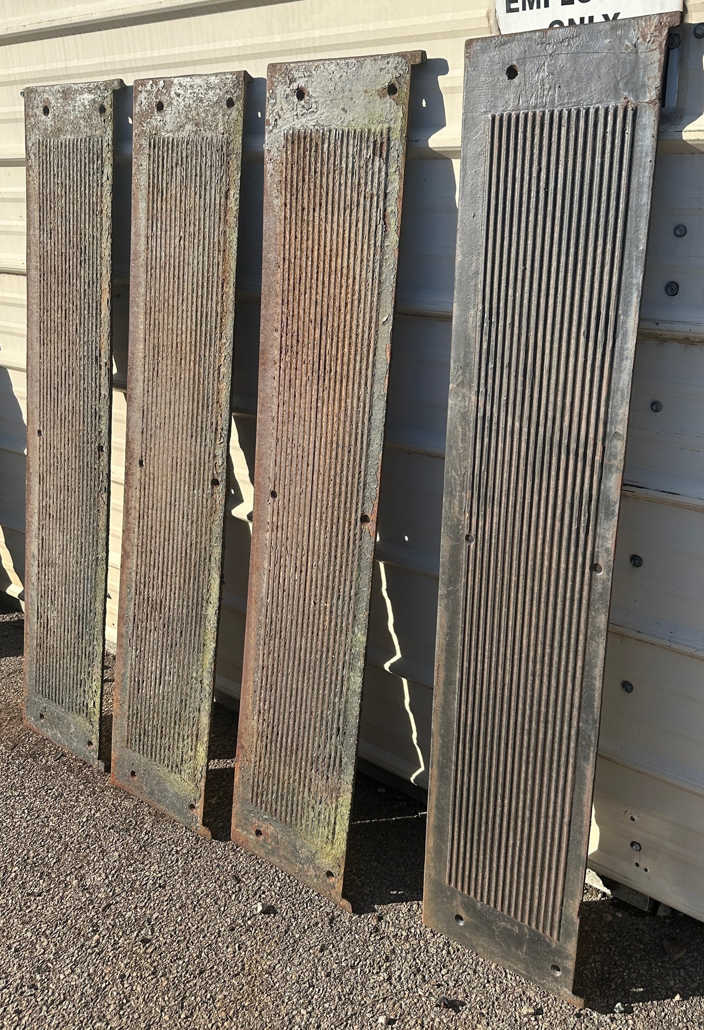 Set of 4 54" Long Cast Iron Stair Treads GA20824