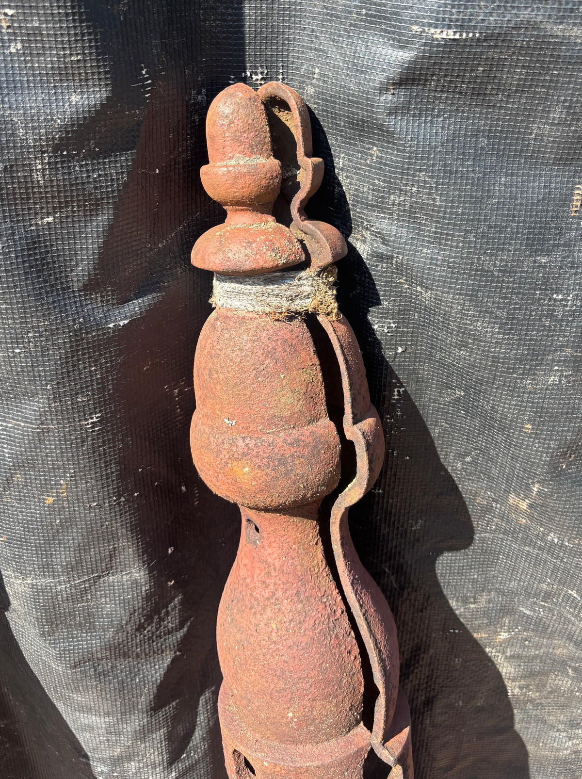 Pair of Cast Iron Newel Posts GA21620