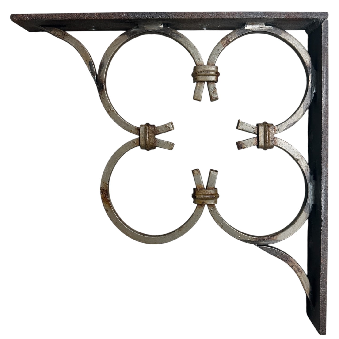 Antique Wrought Iron Shelving Brackets - 3 Pairs Available - GA20791
