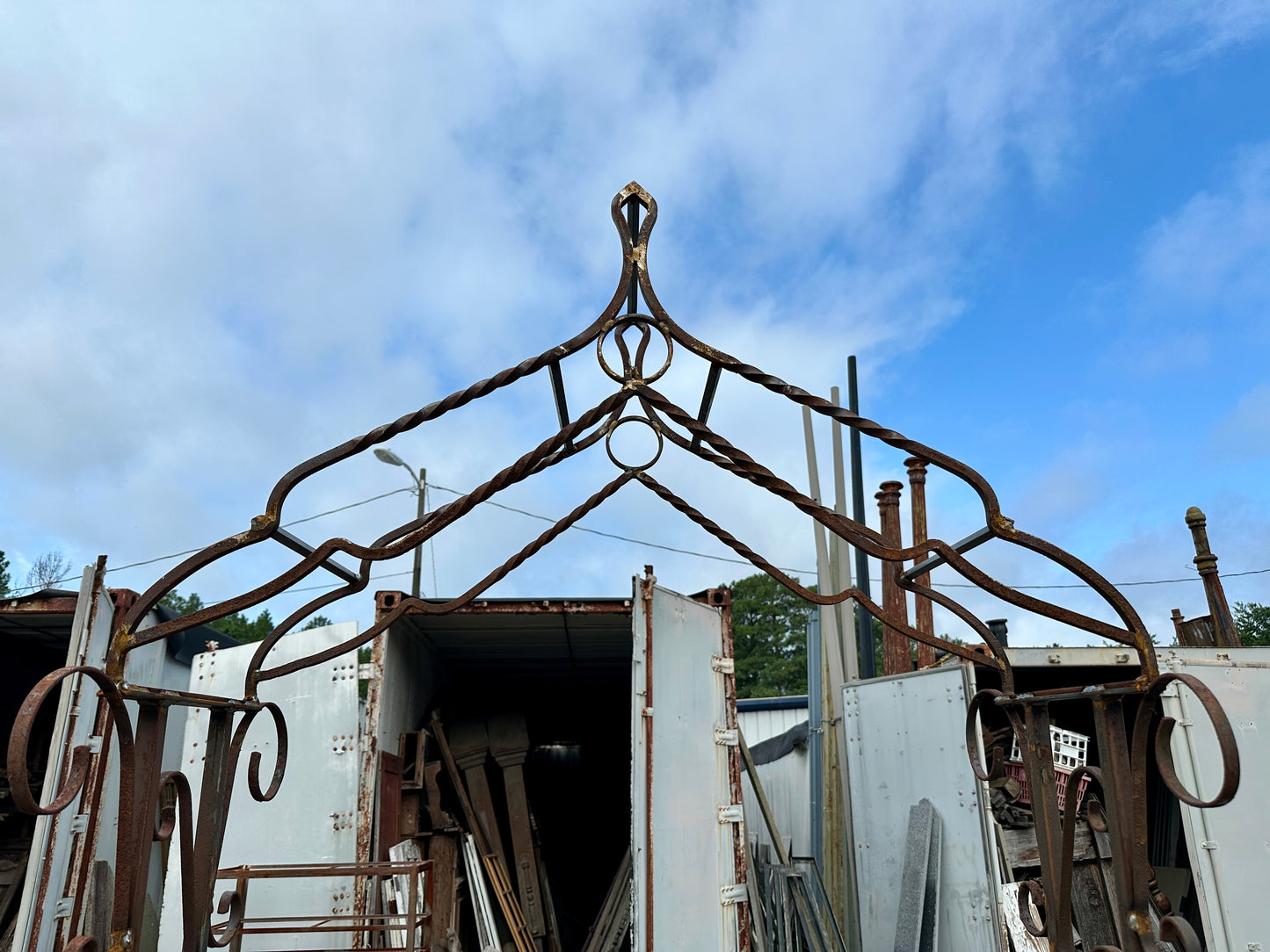 Custom Wrought Iron Arbor GA20279