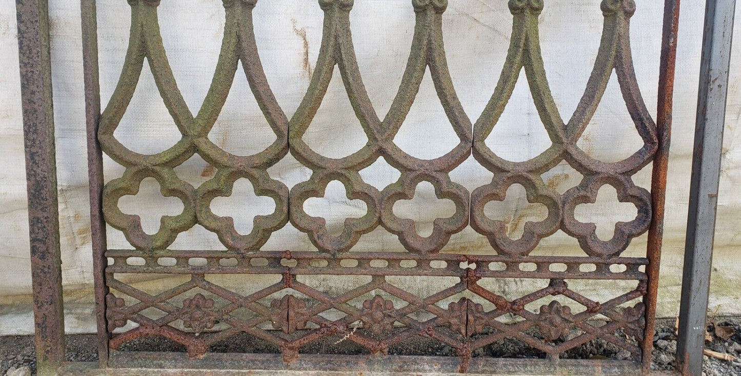 Ornate Cast & Wrought Iron Gate 33 1/2" Wide by 46 1/2" Tall GA9603