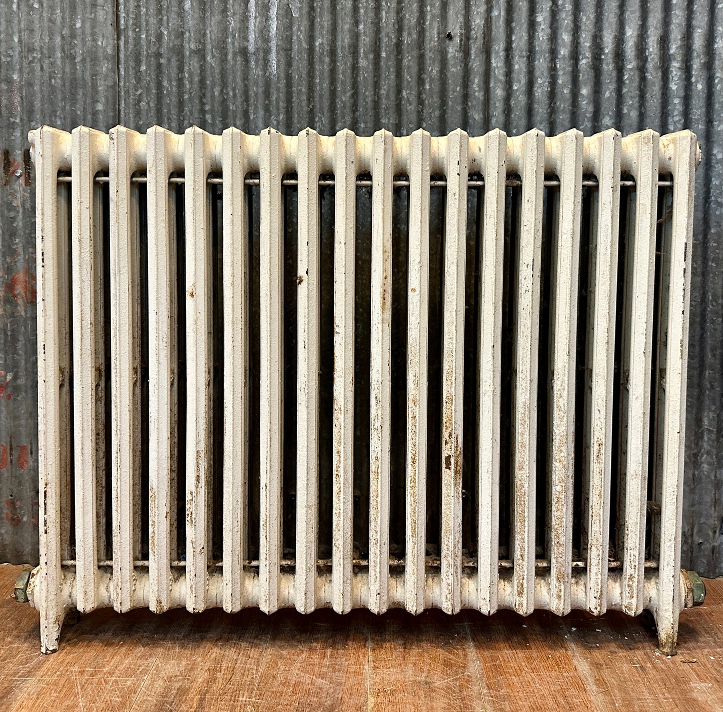 Antique Cast Iron Radiator - 33" Long x 25" Tall - GA20998