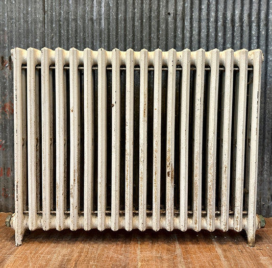 Antique Cast Iron Radiator - 33" Long x 25" Tall - GA20998