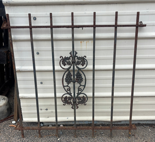 3 Foot Decorative Wrought Iron Fence Panel GA21283
