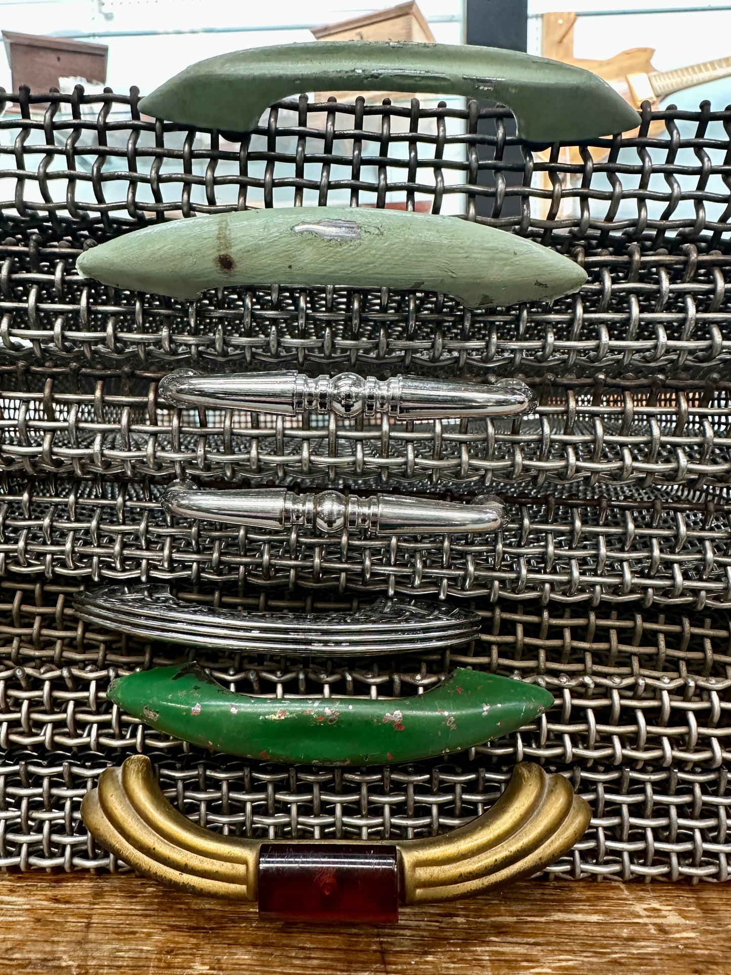Galvanized Steel Braided Serving Trays w/ Handles - 7 Available - GA20738