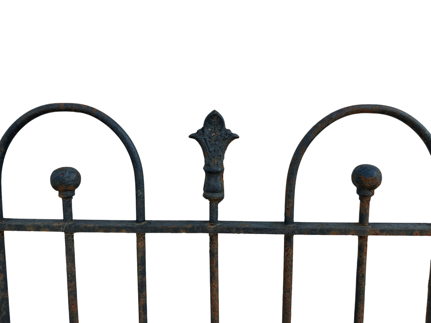 79 Feet of Antique Wrought Iron Hairpin Fencing GA20865