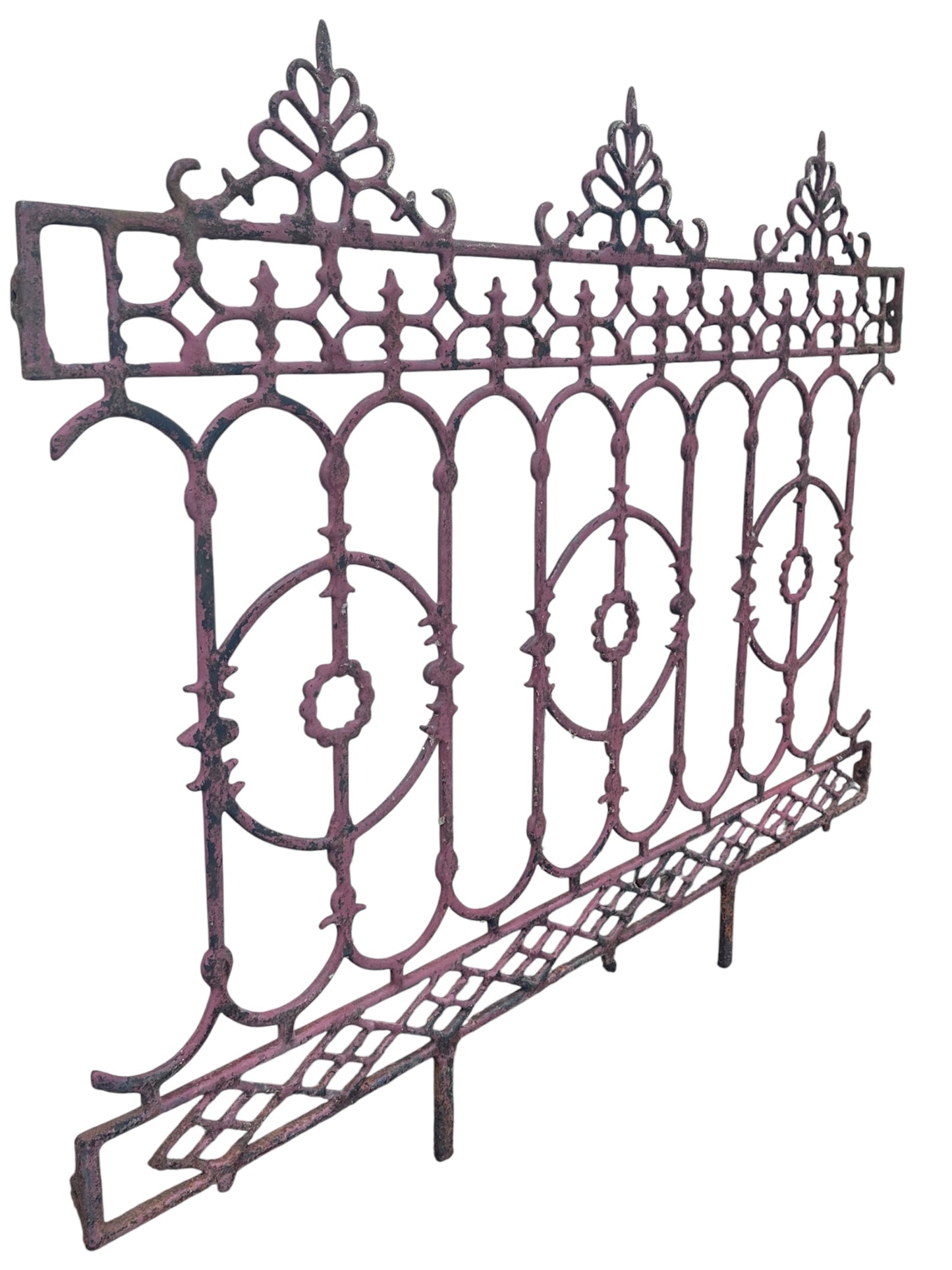 37 Ft of Antique Iron Fencing GA21039