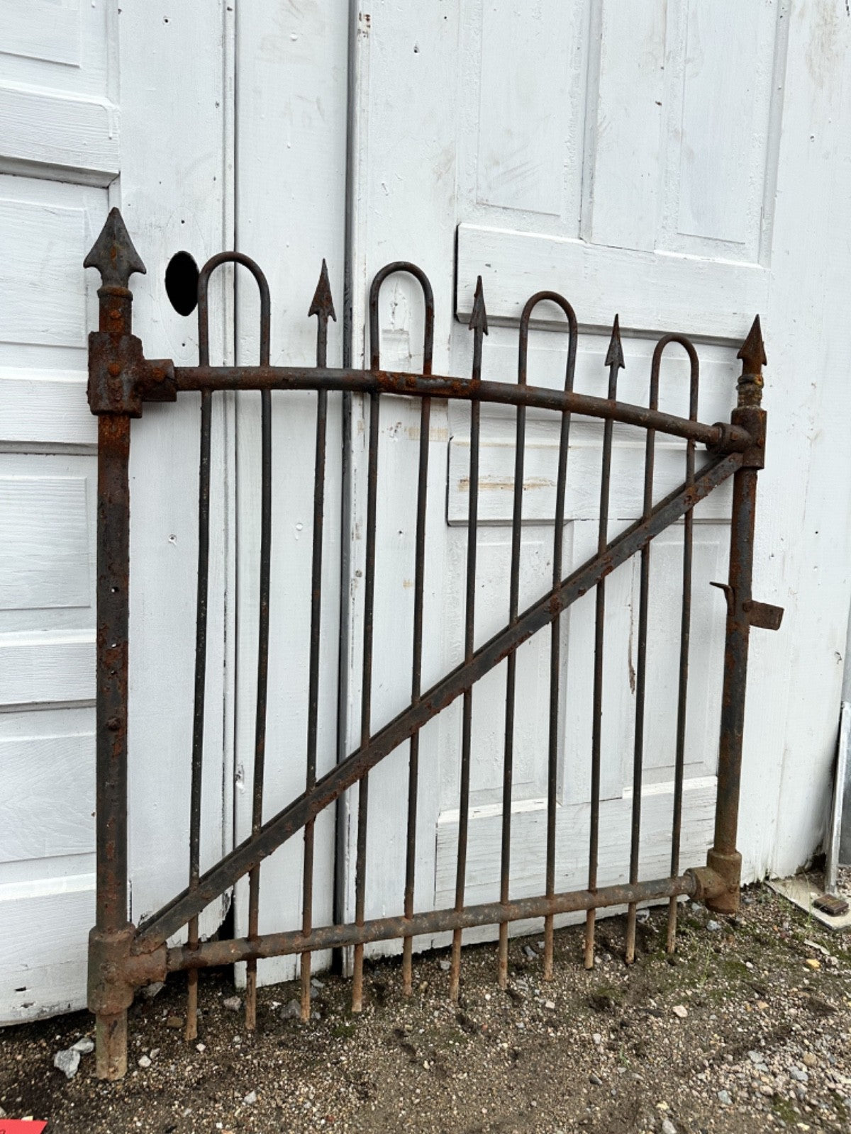 Antique Iron Hairpin / Spear Top Garden Gate GA20256