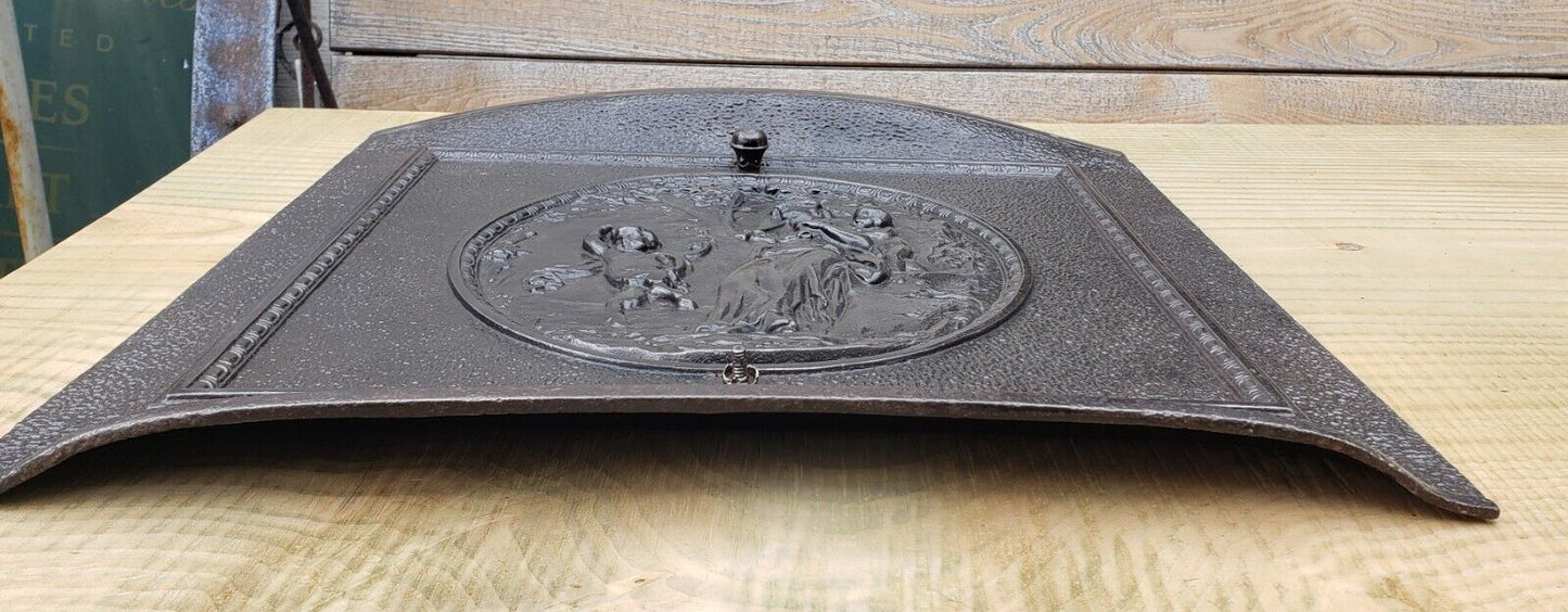 Restored Ornate Cast Iron Fireplace Summer Cover GA9794