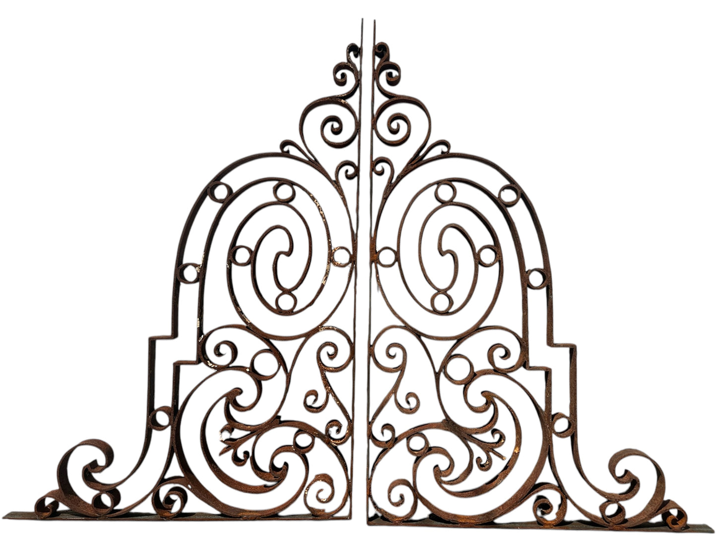 2 Pairs of Antique Iron Balcony Support/ Mezzanine Brackets GA20995