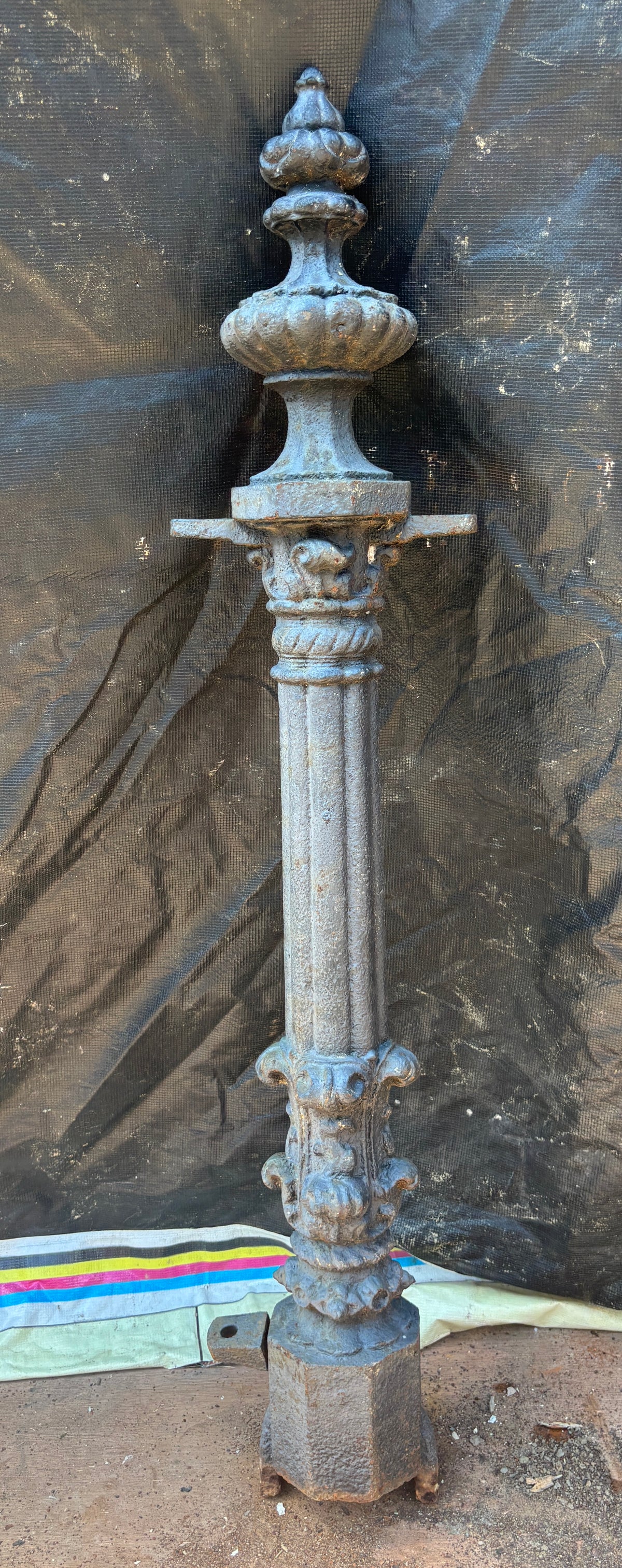 Cast Iron Newel Post GA21560